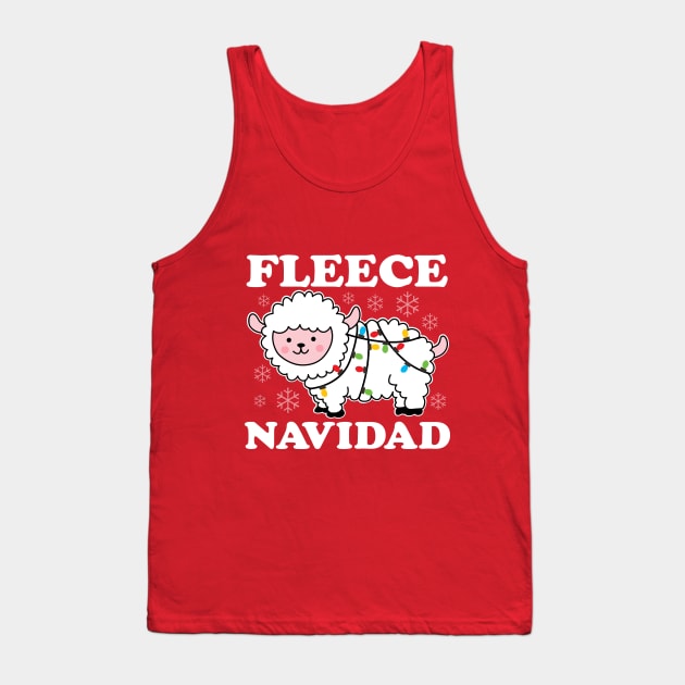 Fleece Navidad Tank Top by DetourShirts